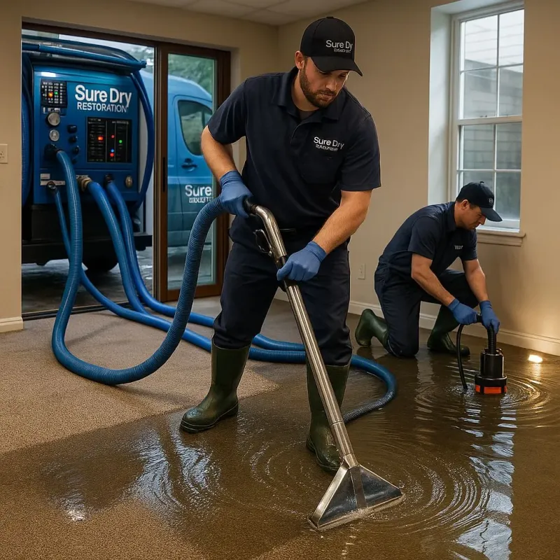 Water Extraction and Removal process in Warminster Heights, PA